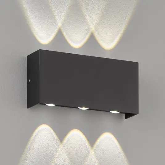 Applique LED da esterni Nairobi, nero Affare