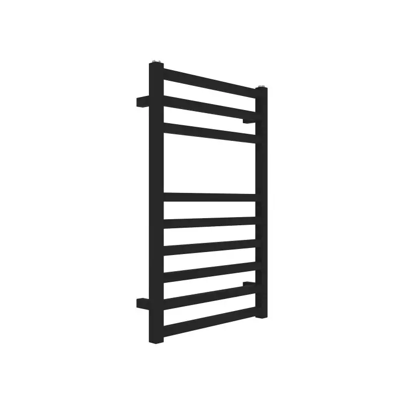 Solo Oggi Radiador toallero hidráulico negro mate 770 x 500 mm Ercos Square ASSQAM490005000770
