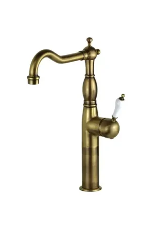 Bestseller Grifo monomando estilo retro con barril alto en color bronce Nice Funny 600017PBB