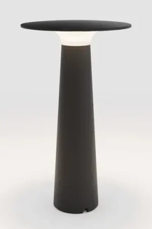 IP44.de lix Lampada da tavolo ricaricabile a LED, dimmerabile, nera Consegna Rapida