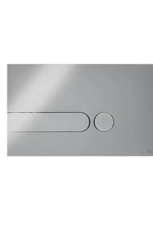 Economico Placa de control cromo moderna para casetes Oli Iplate OL0670004
