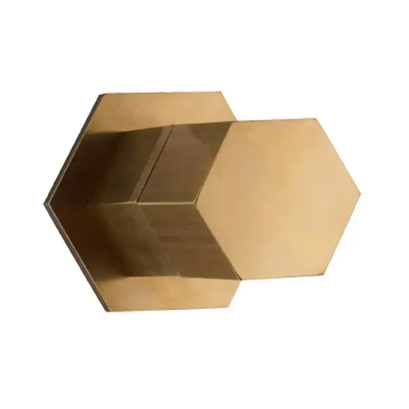 Desviador empotrable de 2 salidas en latón natural hexagonal modelo Mamoli Hexagonal 255200000027 Prezzo Ridotto