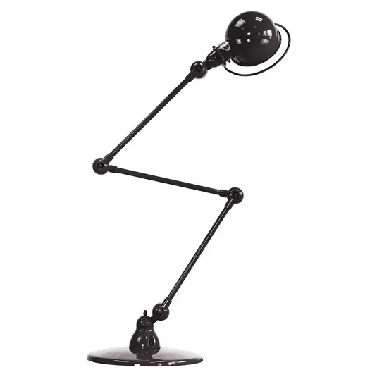 Jieldé Loft D9403 lampada da terra snodata, nera Popolare