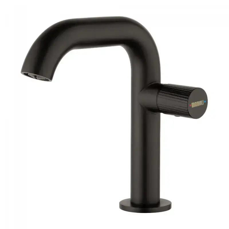 Mezclador monomando de lavabo en negro mate Mamoli Tuttodunpezzo 47100000005K Prezzo Di Fabbrica