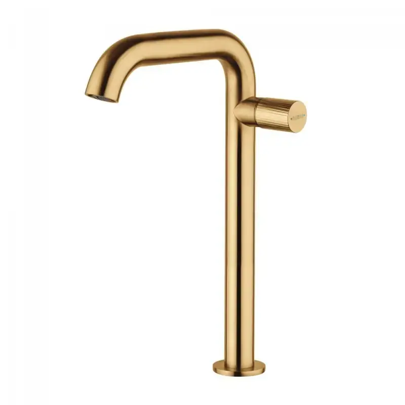 Mezclador monomando alto de lavabo en color latón cepillado Mamoli Tuttodunpezzo 47160000000G Economico