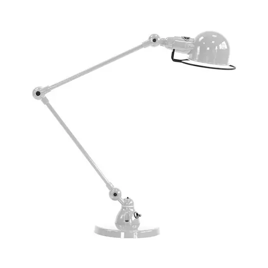 Ultimissimo Modello Jieldé Signal SI333 lampada da tavolo con base, grigio argento