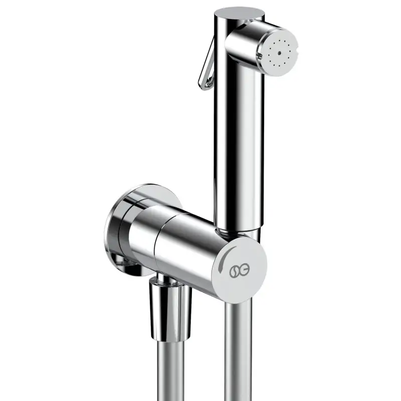 Kit de ducha sanitaria ROUND DUAL 2 chorros con toma de agua y grifo integrado INGENIUS SG520 Ultimissimo Modello