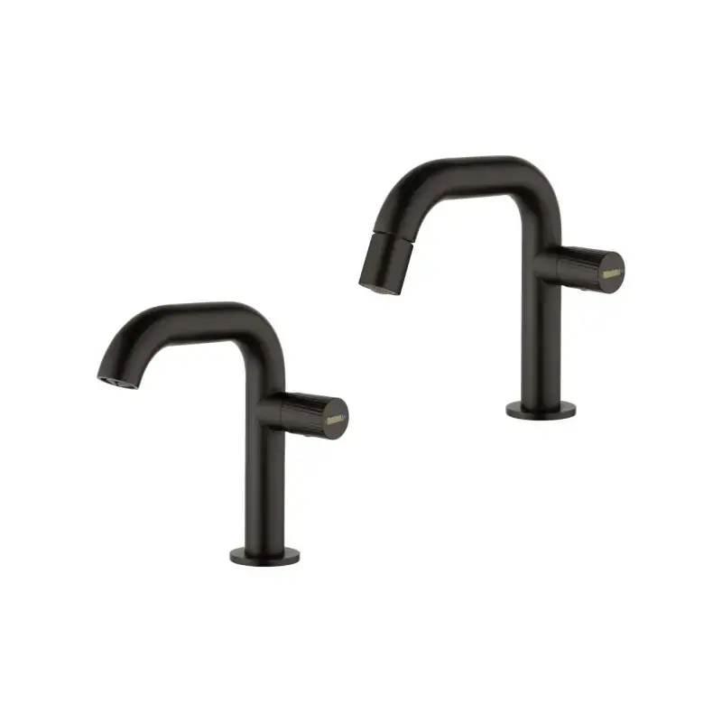 Kit mezclador monomando de lavabo y bidé negro mate Mamoli Tuttodunpezzo KITTDPK2 Direttamente Dal Produttore