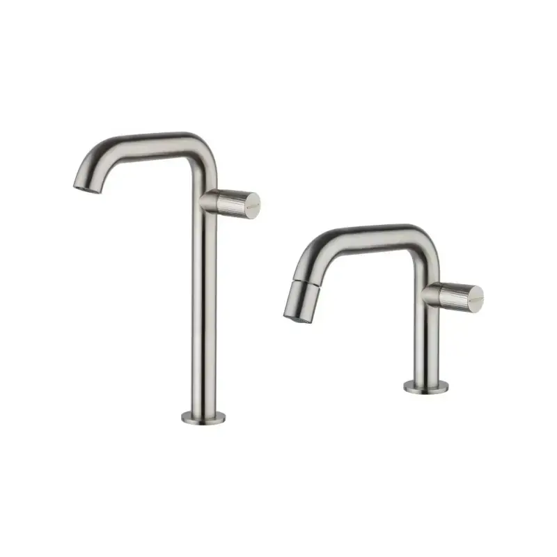 Scelto Dai Clienti Kit mezclador monomando alto para lavabo y bidé en color acero cepillado Mamoli Tuttodunpezzo KITTDPA3