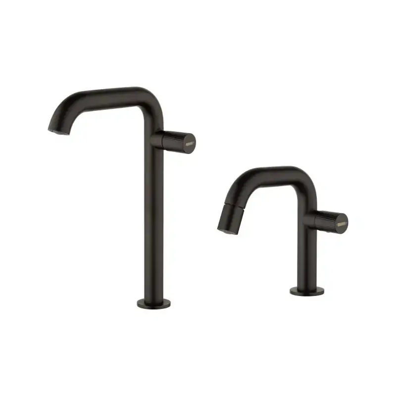 Occasione Imperdibile Kit mezclador monomando alto para lavabo y bidé negro mate Mamoli Tuttodunpezzo KITTDPK3