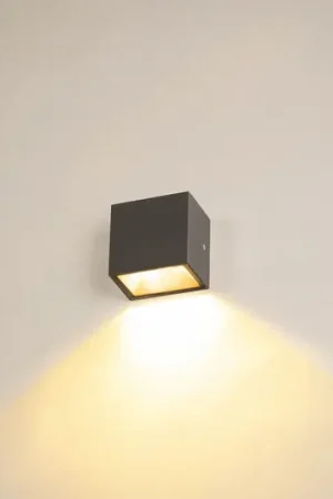 Consegna Rapida SLV Sitra Singola applique da esterni LED in basso antracite