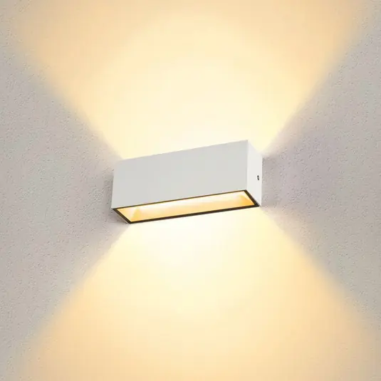 Vendita Finale SLV Sitra LED applique da esterno Up/Down 30cm bianco