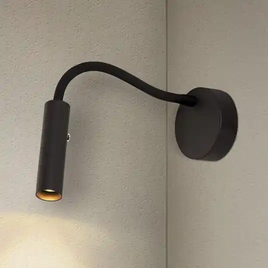 Promo Stagionale SLV Karpo Goose Applique a LED, dimmerabile, nero