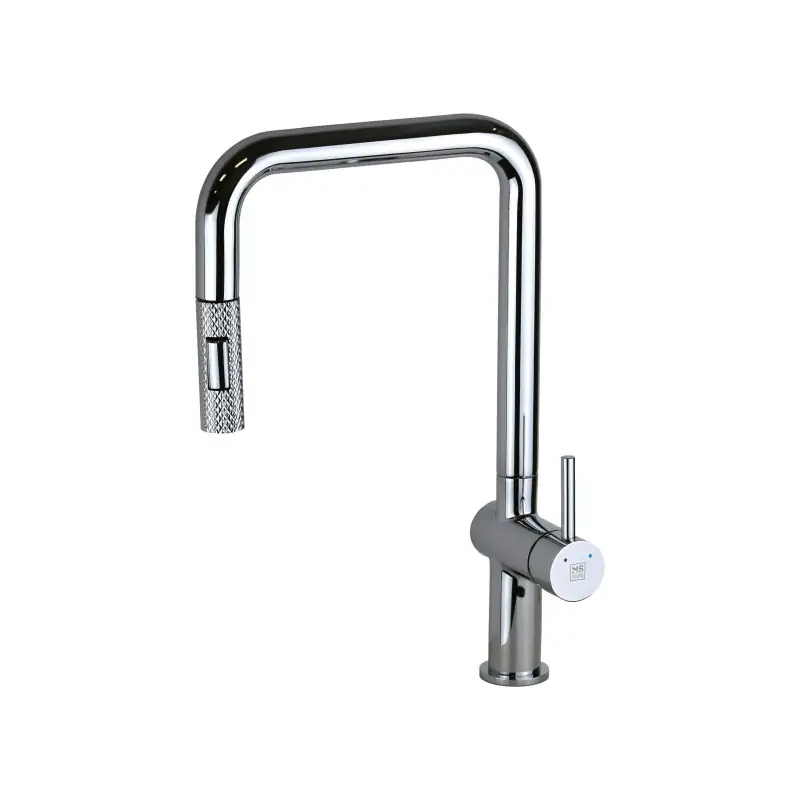 Di Tendenza Mezclador de fregadero de cocina cromado con ducha extraíble MS Taps Hollis C003BCEC