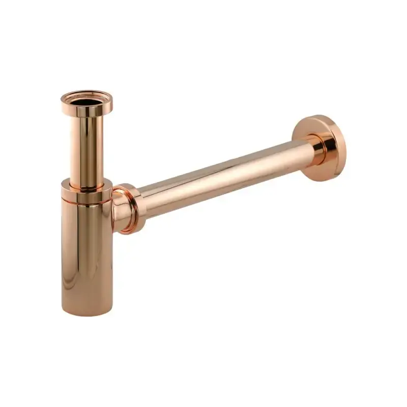 Soddisfatti O Rimborsati Sifón de decoración universal en oro rosa Gattoni Rubinetteria 0160/00RS