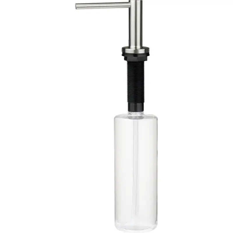 Dispensador de jabón líquido para instalación en fregadero de cocina en color acero cepillado Deante ASTER ZZZ_F0DD Occasione Imperdibile