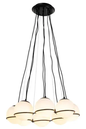 Kare Globes lampada a sospensione in bianco e nero Spedizione Espresso