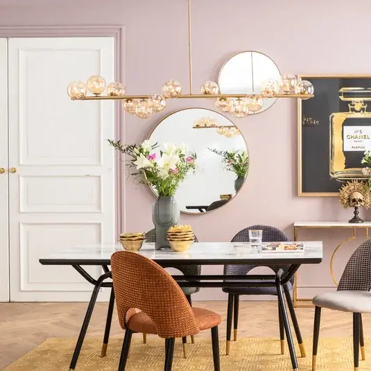 Soddisfatti O Rimborsati Kare Scala Balls lampada a sospensione, oro