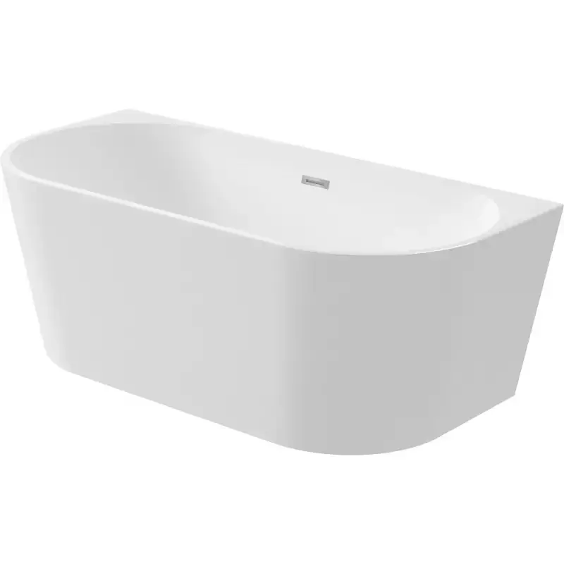 Bañera exenta de 150 cm en acrílico blanco brillante – diseño moderno y compacto DEANTE SILIA KDS_015W Prezzo Di Fabbrica