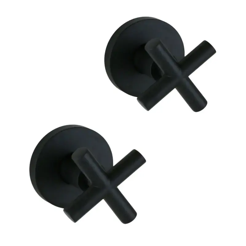 Par de grifos empotrados en negro mate. Gattoni Taolos 1505515NO Economico