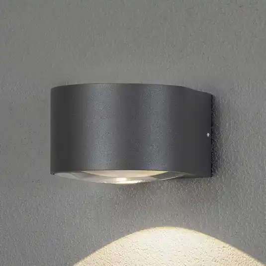 Must-Have Applique LED da esterni Gela luce in basso, grigio
