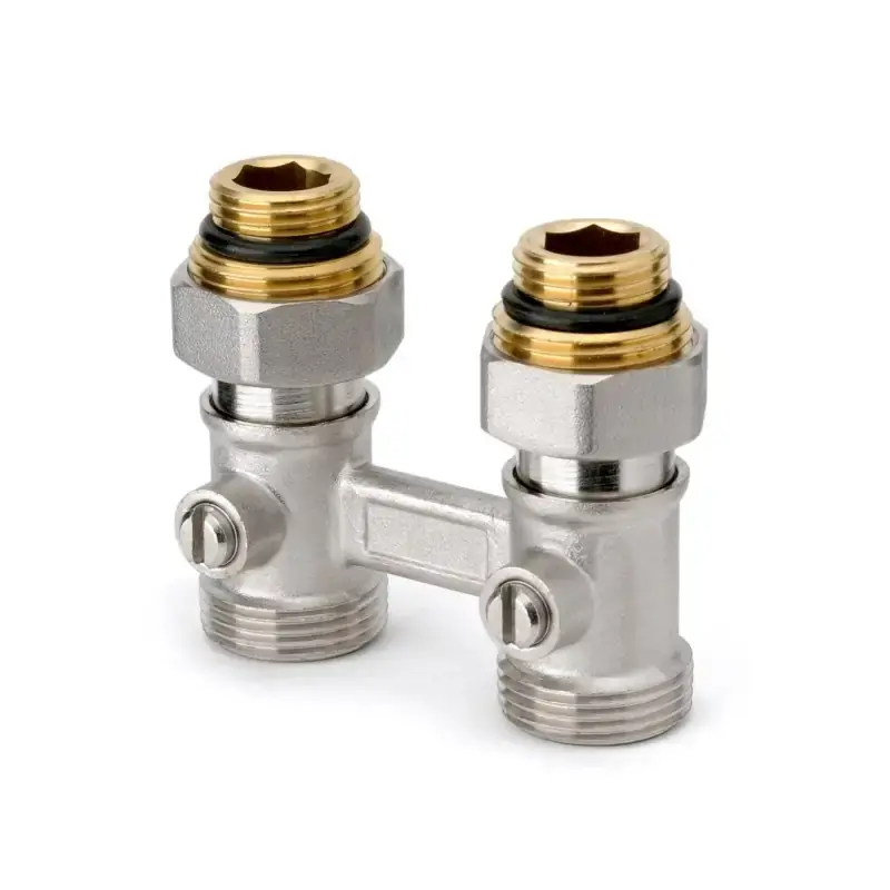 Válvula H bitubular modelo recto con conexiones 1/2"M APM 345CP 015 Sconto