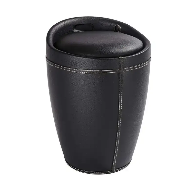 Cesto de ropa de cuero ecológico Capannoli Egg EG190N Offerta Speciale