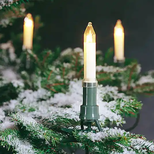 Compra Oggi Stesso Ghirlanda di alberi con candele a stelo per esterni, 12 m