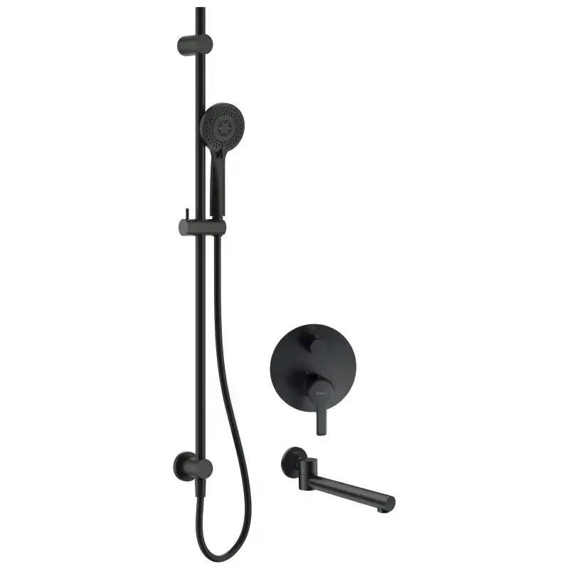 Kit de baño con mezclador mecánico de 2 vías y caño Deante Arnika NAC_N9QA Professionale