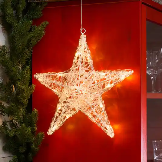 Compra Adesso Stella LED a cinque punte Ingar in acrilico
