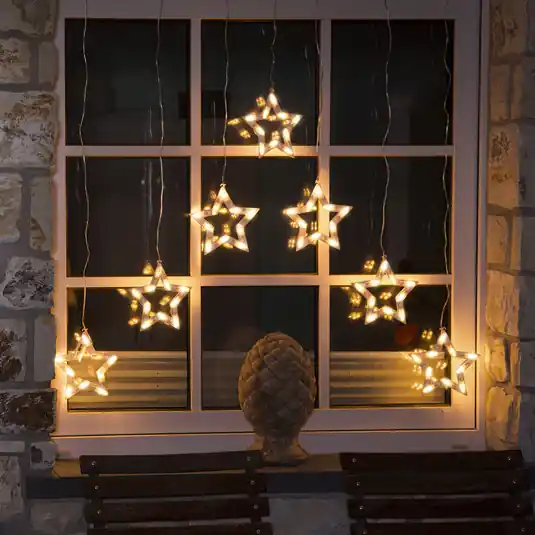 Tenda luminosa a LED Stelle, 70 luci Soddisfatti O Rimborsati