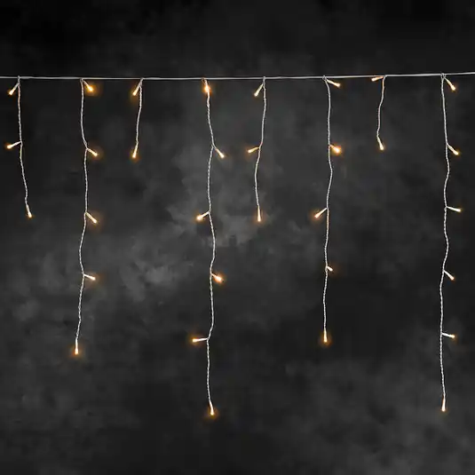 Tenda luminosa a LED "Eisregen" bianco ambra, 5 m Promozione Esclusiva