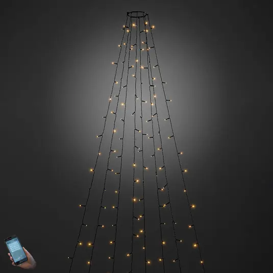 Di Tendenza Albero LED da esterno azionato da app 560-flg.