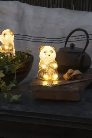 Offerta Del Giorno Figura luminosa LED panda, set 5x a catena