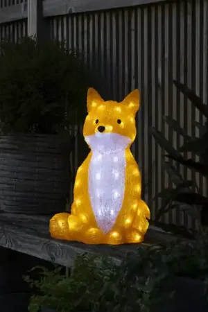 Spedizione Espresso Figura luminosa LED volpe, singola