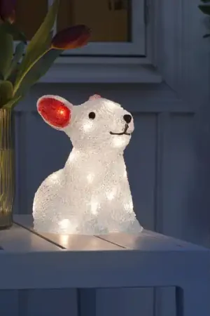 Figura luminosa LED coniglio, a batteria Sconto