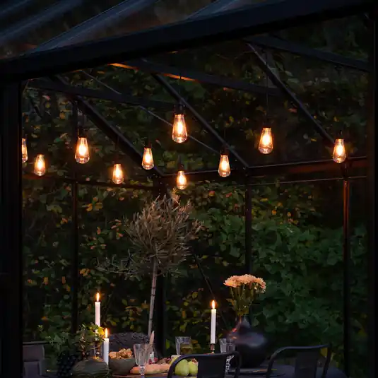 Sconto Catena luminosa Biergarten 2351-800 base rustica