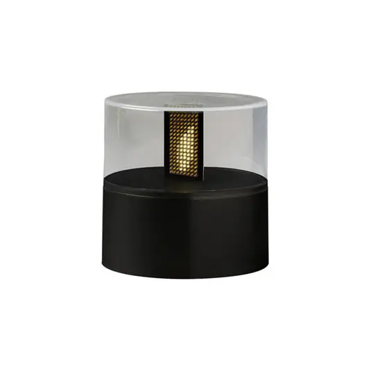 Saldi Lampada LED deco con effetto fiamma, base nera