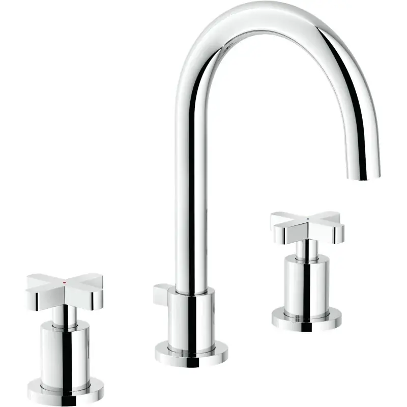 Offerta Mezclador de lavabo de 3 orificios con caño regulable Nobili Lira LR116211/1CR