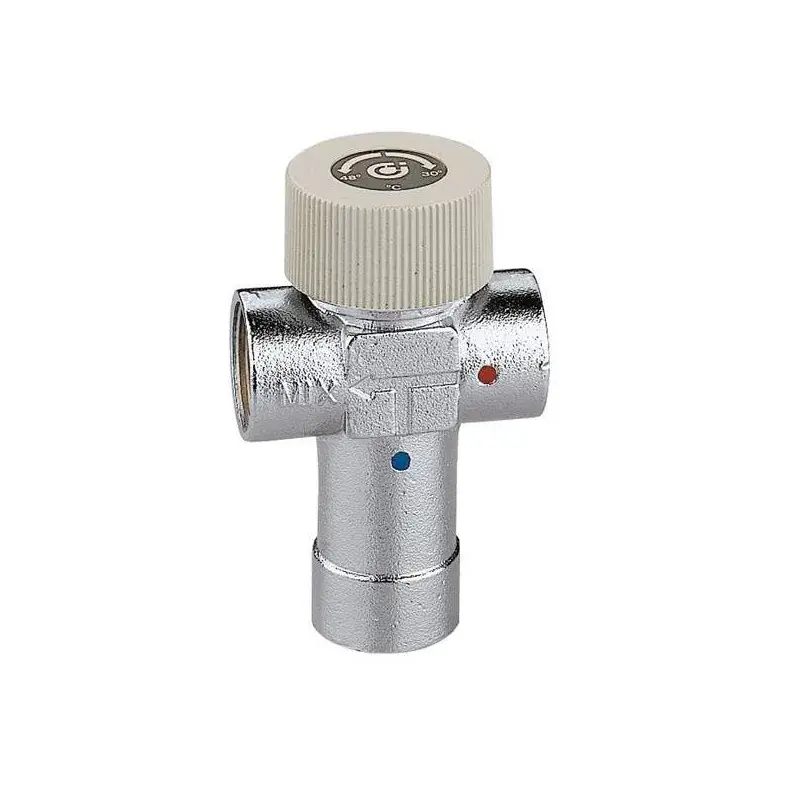 Mezclador termostático regulable con cuerpo en latón cromado Caleffi 520 Offerta Speciale
