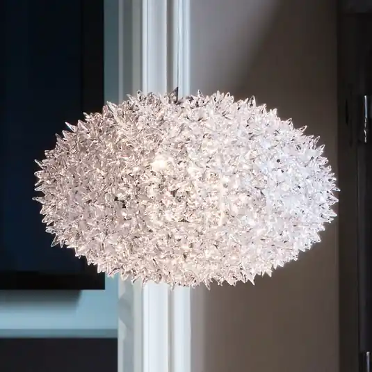 Kartell Bloom S1 LED a sospensione G9, trasparente Esclusivo