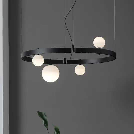 Karman Stant LED a sospensione nera lunga 103 cm Vendita Finale