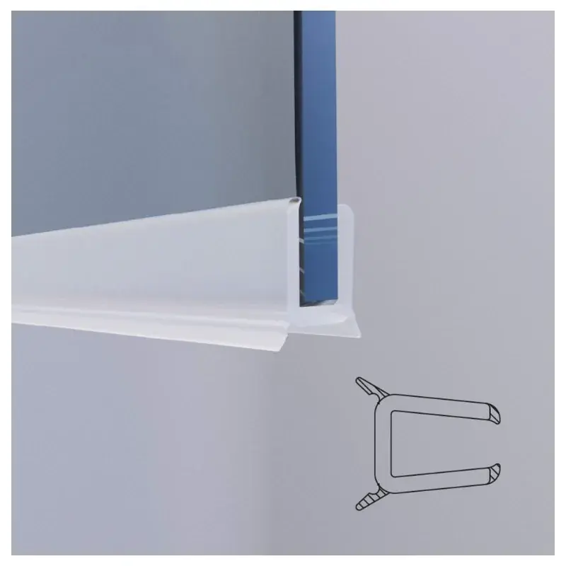 Prezzo Ridotto Junta de repuesto para puerta fija inferior, longitud 80 cm, espesor 5 mm Novellini JOLLY R51JOL-TR