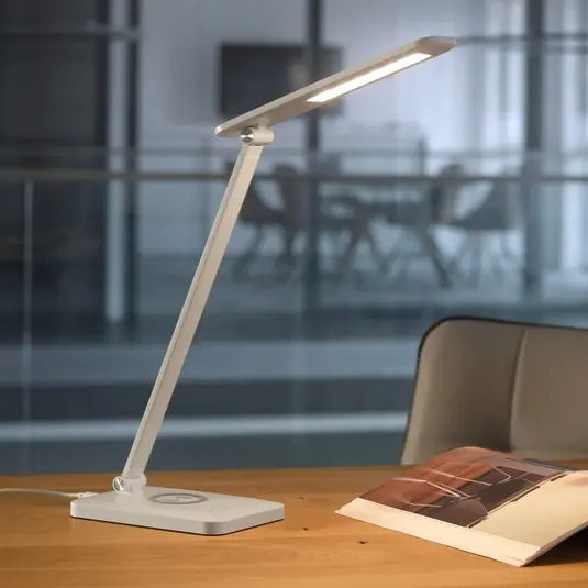 Lampada LED da scrivania Florentina, bianco Compra Online