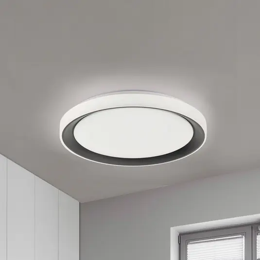 LOLA Smart Disc plafoniera LED nero/bianco, RGBW Ultime Pezzi