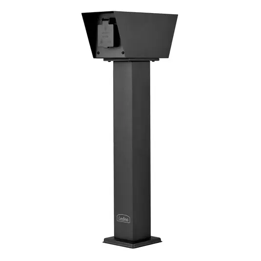 Connect L2 colonna di prese con 2 prese, nero Prezzo Conveniente