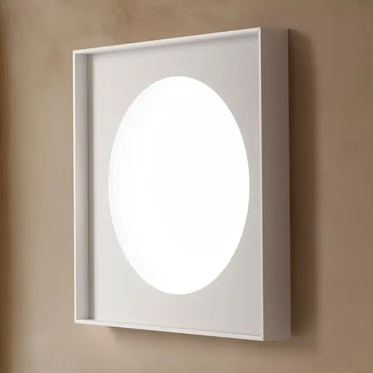 Offerta Limitata Luceplan Cassette applique a LED a taglio di fase 90x90cm