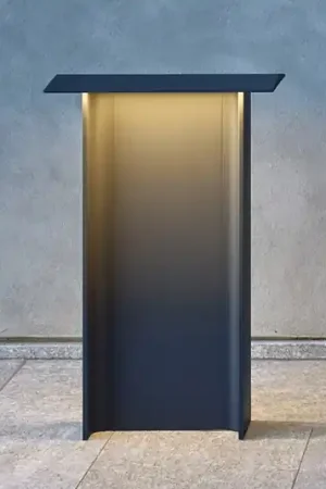Compra Adesso Luceplan Fienile lampione LED 72 cm grigio scuro