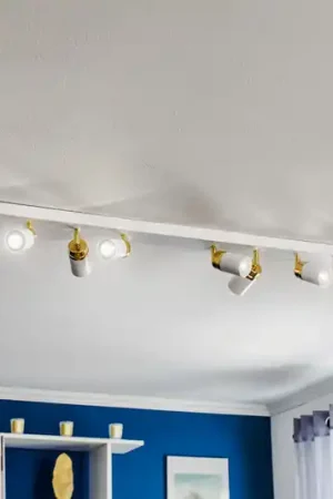 Faretto da soffitto Rondo bianco/oro 8 luci Consegna Rapida