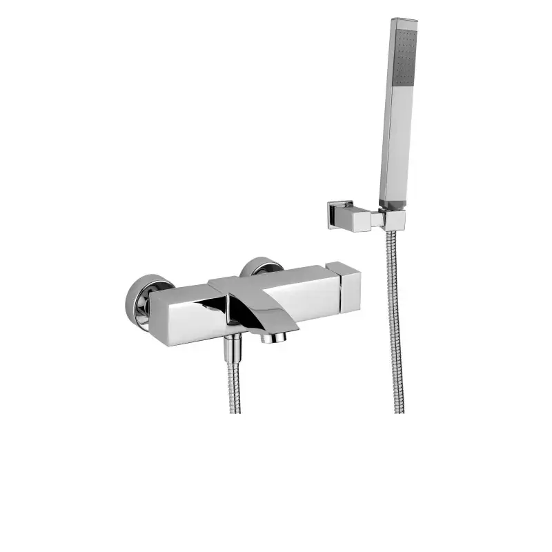 Mezclador de baño completo con set de ducha Paffoni Level LEC023CR Subito Disponibile